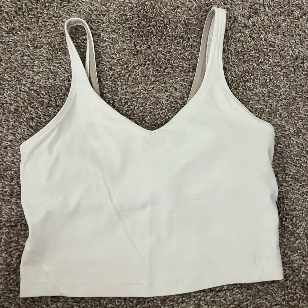 lululemon white align tank top
